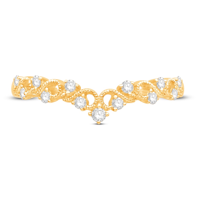 Main Image 3 of Now + Forever Diamond Anniversary Band 1/6 ct tw Round-cut 14K Yellow Gold