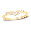 Thumbnail Image 1 of Now + Forever Diamond Enhancer Ring 1/8 ct tw Round-cut 14K Yellow Gold