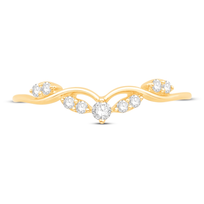 Main Image 3 of Now + Forever Diamond Enhancer Ring 1/8 ct tw Round-cut 14K Yellow Gold