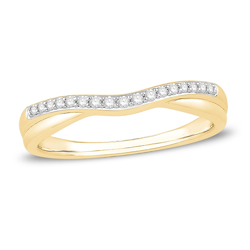 Main Image 1 of Now + Forever Diamond Enhancer Ring 1/10 ct tw 14K Yellow Gold