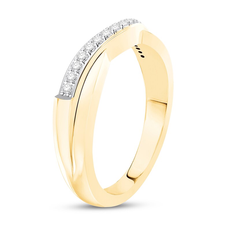 Main Image 2 of Now + Forever Diamond Enhancer Ring 1/10 ct tw 14K Yellow Gold