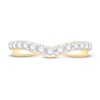 Thumbnail Image 3 of Now + Forever Diamond Contour Band 1/2 ct tw Round-cut 14K Yellow Gold