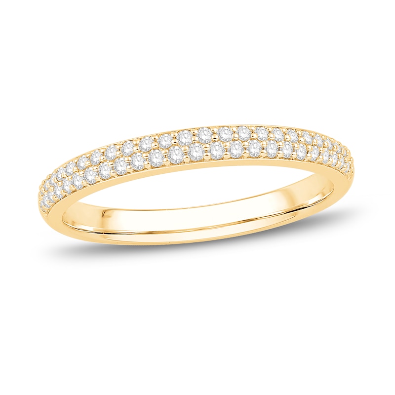 Main Image 1 of Now + Forever Diamond Anniversary Band 1/4 ct tw Round-cut 14K Yellow Gold