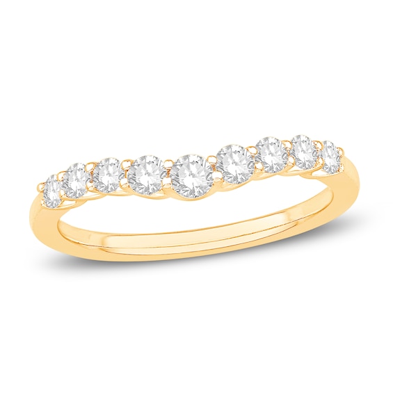 Now + Forever Diamond Anniversary Band 1/2 ct tw Round-cut 14K Yellow Gold