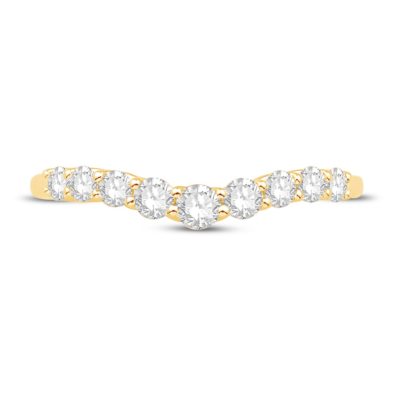 Main Image 3 of Now + Forever Diamond Anniversary Band 1/2 ct tw Round-cut 14K Yellow Gold