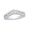 Thumbnail Image 1 of Now + Forever Diamond Contour Ring 1/2 ct tw Round-cut 14K White Gold