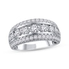 Thumbnail Image 1 of Now + Forever Diamond Anniversary Ring 1 ct tw Round-cut 10K White Gold