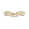 Thumbnail Image 3 of Now + Forever Diamond Contour Ring 1/3 ct tw Round-cut 14K Yellow Gold