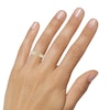 Thumbnail Image 3 of Diamond Contour Ring 1/3 ct tw Round-cut 14K Yellow Gold