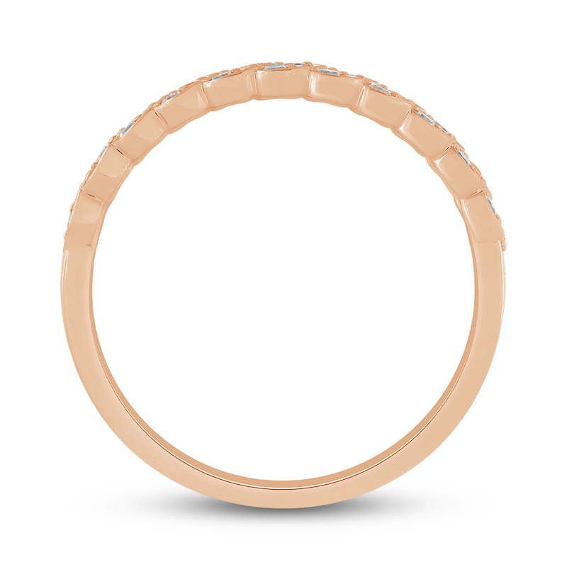 Main Image 3 of Now + Forever Diamond Anniversary Ring 1/4 ct tw Round-cut 10K Rose Gold