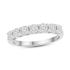Thumbnail Image 1 of Diamond Anniversary Ring 1/2 ct tw Round-Cut 14K White Gold
