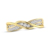 Thumbnail Image 1 of Now + Forever Diamond Anniversary Band 1/6 ct tw Round-cut 10K Yellow Gold