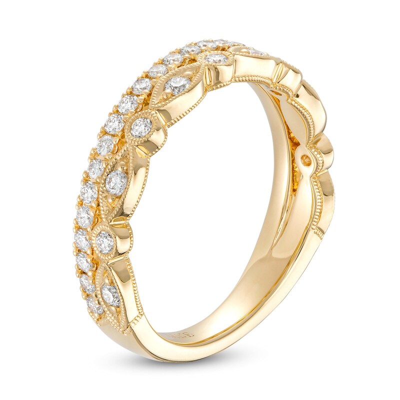 Main Image 2 of Neil Lane Diamond Anniversary Ring 1/2 ct tw Round-Cut 14K Yellow Gold