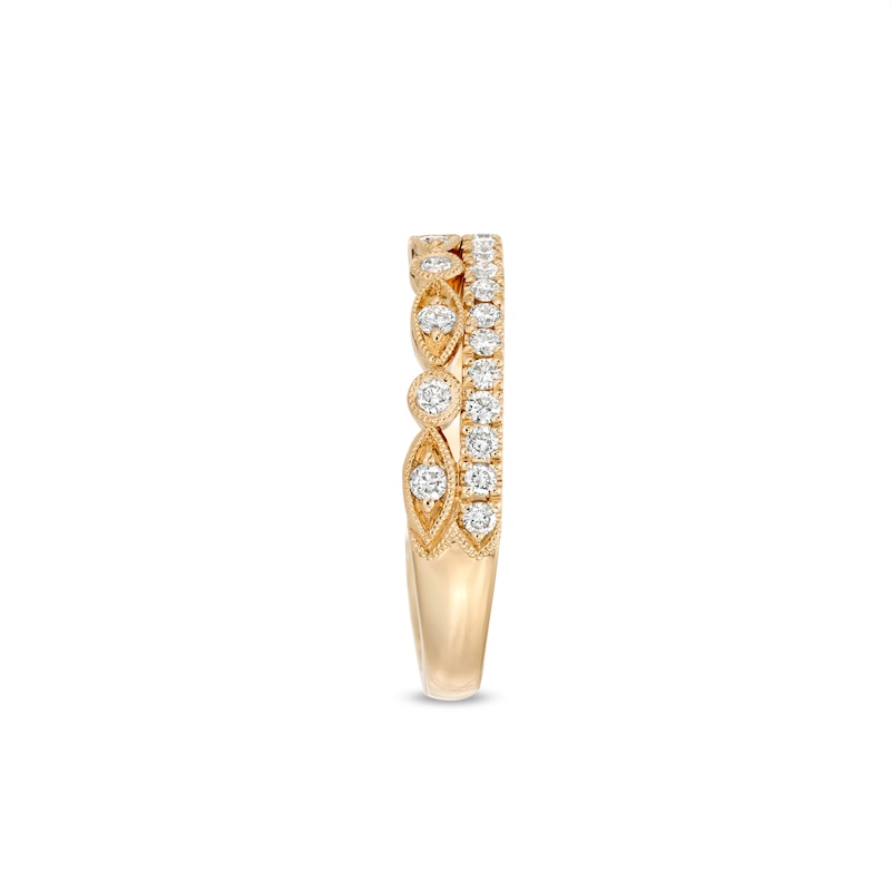 Main Image 3 of Neil Lane Diamond Anniversary Ring 1/2 ct tw Round-Cut 14K Yellow Gold