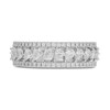 Thumbnail Image 3 of Neil Lane Premiere Diamond Anniversary Ring 1-1/6 ct tw Pear/Round 14K White Gold