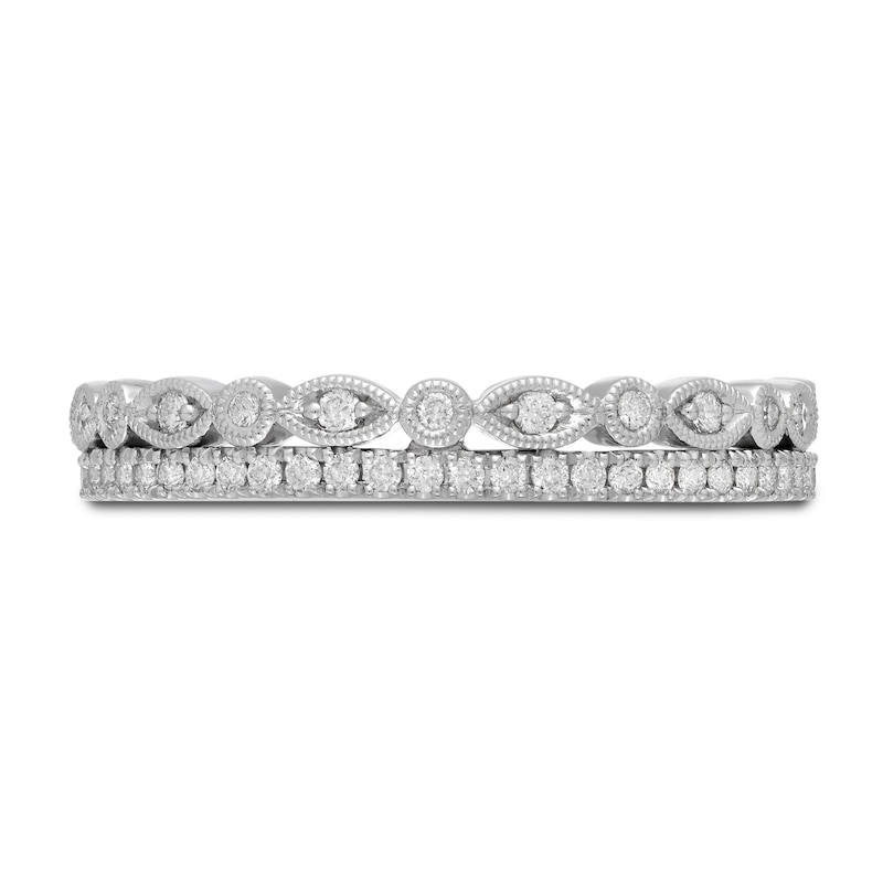 Main Image 3 of Neil Lane Diamond Anniversary Ring 1/4 ct tw Round-cut 14K White Gold
