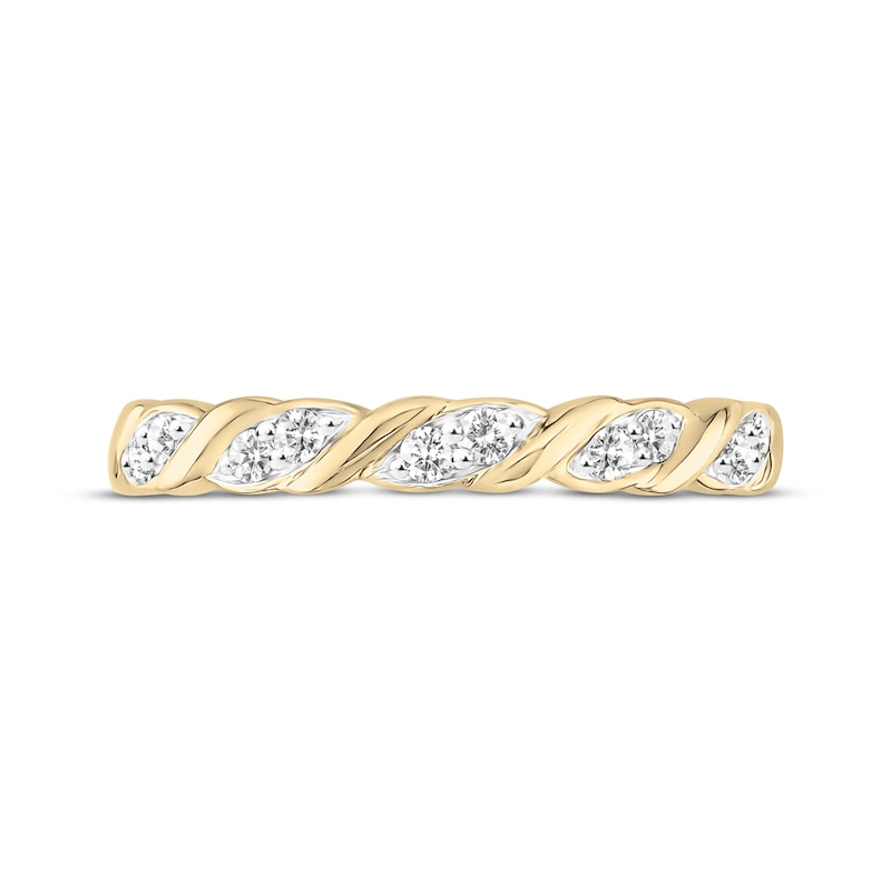 Main Image 3 of Now + Forever Diamond Anniversary Ring 1/6 ct tw 10K Yellow Gold