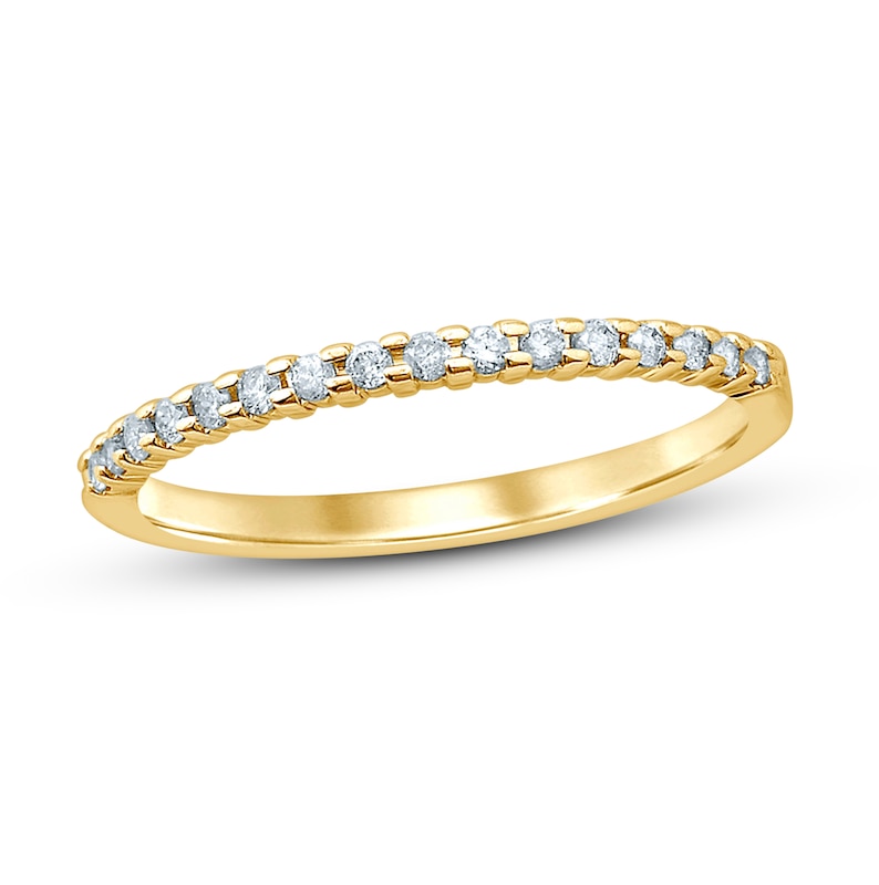Main Image 1 of Now + Forever Diamond Anniversary Ring 1/6 ct tw Round-cut 10K Yellow Gold