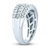 Thumbnail Image 1 of Diamond Anniversary Ring 1 ct tw Round-cut 10K White Gold