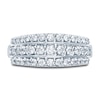 Thumbnail Image 2 of Diamond Anniversary Ring 1 ct tw Round-cut 10K White Gold