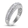 Thumbnail Image 1 of Diamond Anniversary Band 1 ct tw Emerald, Princess, Round-Cut 14K White Gold