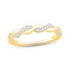 Thumbnail Image 0 of Diamond Anniversary Ring 1/10 ct tw Round-cut 10K Yellow Gold