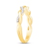Thumbnail Image 1 of Diamond Anniversary Ring 1/10 ct tw Round-cut 10K Yellow Gold