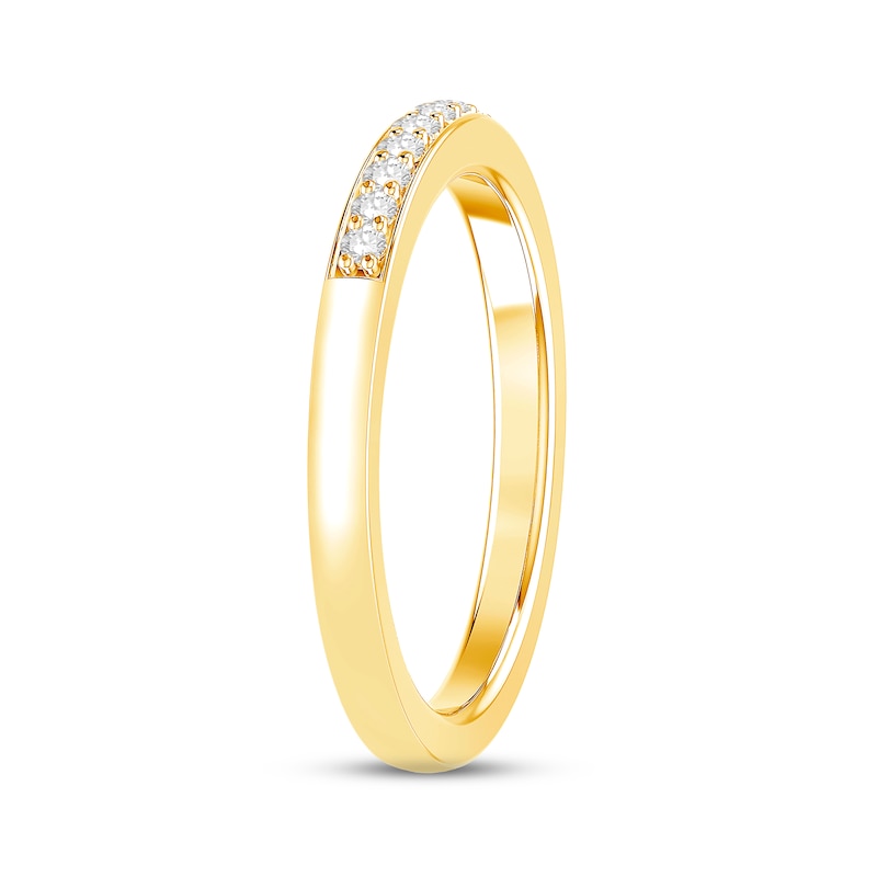 Diamond Anniversary Band 1/8 ct tw Round-cut 10K Yellow Gold