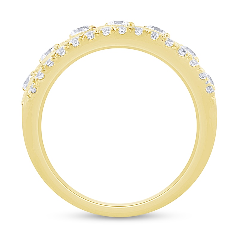 Main Image 3 of Now + Forever Diamond Anniversary Ring 1 ct tw Round-cut 10K Yellow Gold