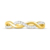 Thumbnail Image 2 of Now + Forever Diamond Anniversary Ring 1/8 ct tw Round-cut 10K Yellow Gold