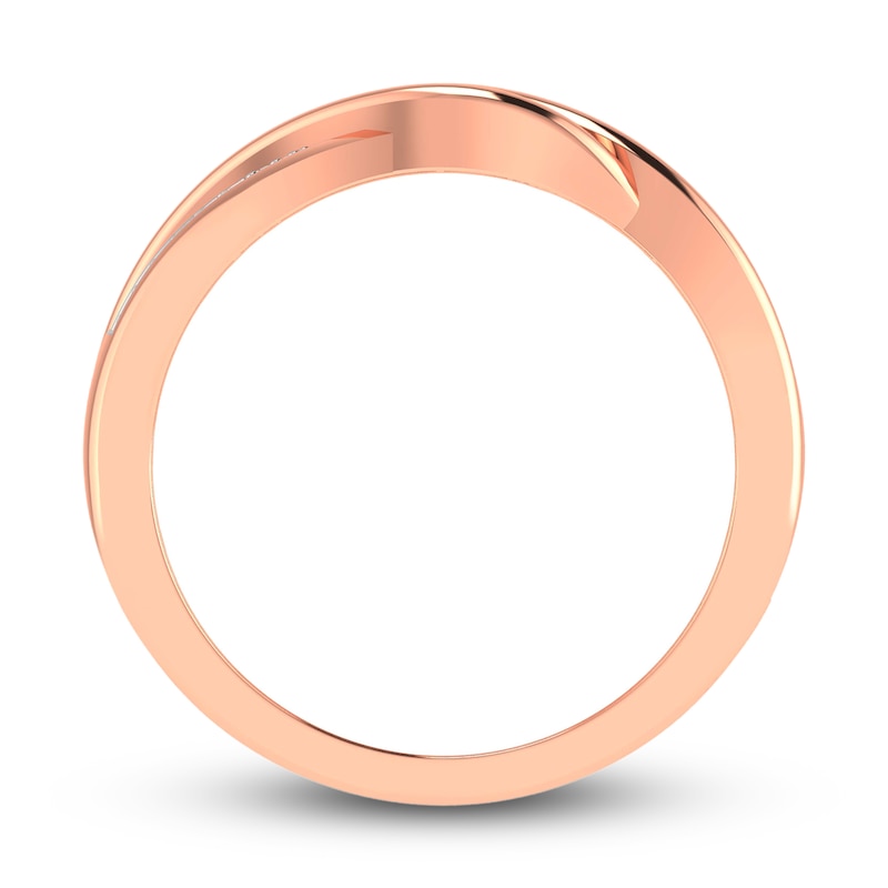Main Image 4 of Now + Forever Diamond Anniversary Ring 1/6 ct tw Round-cut 10K Rose Gold