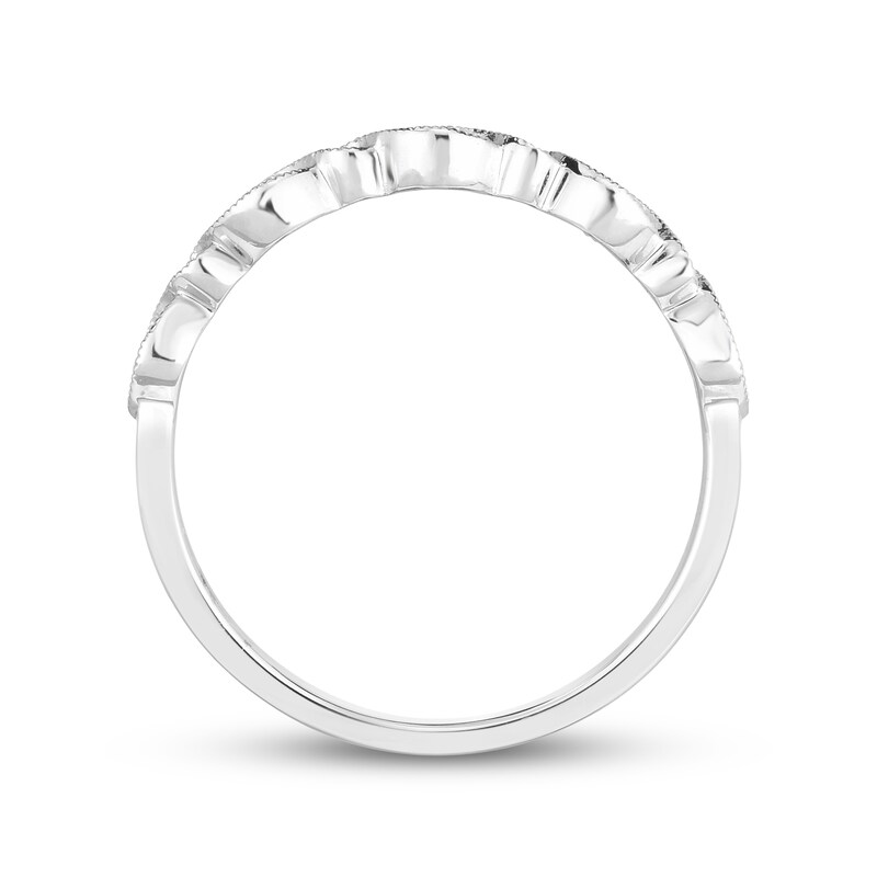 Diamond Anniversary Band 1/5 ct tw Round-Cut 10K White Gold