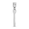 Thumbnail Image 2 of Diamond Anniversary Band 1/5 ct tw Round-Cut 10K White Gold