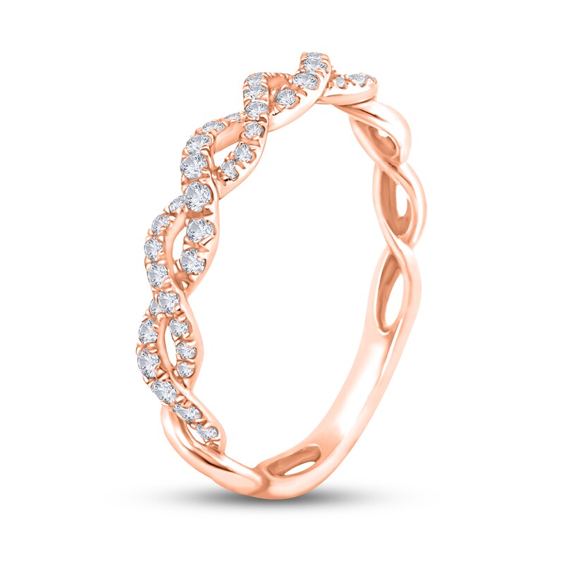 Diamond Anniversary Band 1/4 ct tw Round-Cut 10K Rose Gold