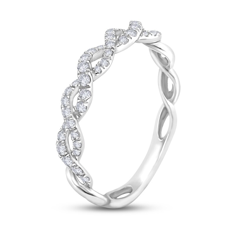 Diamond Anniversary Band 1/4 ct tw Round-Cut 10K White Gold