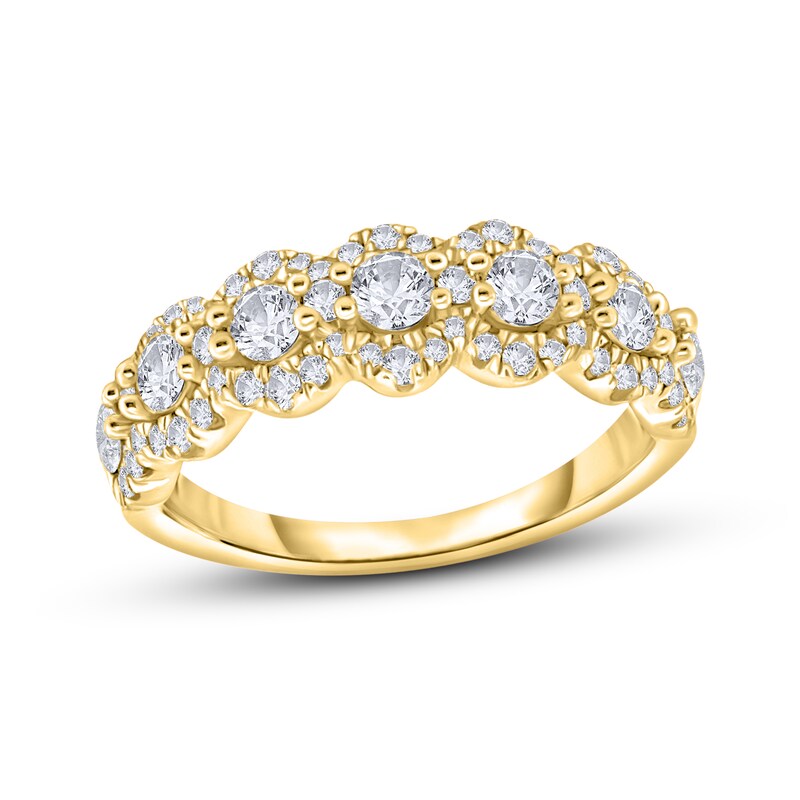 Diamond Anniversary Band 1 ct tw Round-Cut 14K Yellow Gold