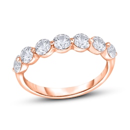 Now + Forever Diamond Anniversary Band 1/2 ct tw Round-Cut 14K Rose Gold
