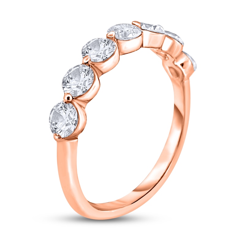 Main Image 2 of Now + Forever Diamond Anniversary Band 1/2 ct tw Round-Cut 14K Rose Gold
