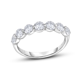 Now + Forever Diamond Anniversary Band 1/2 ct tw Round-Cut 14K White Gold