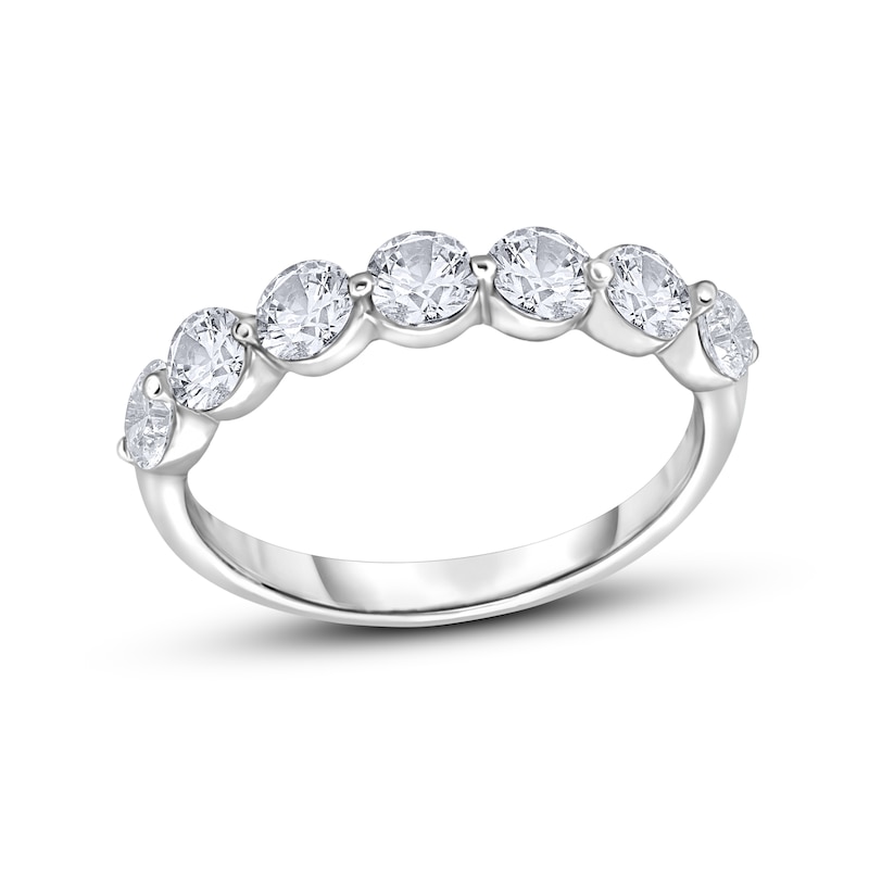 Main Image 1 of Now + Forever Diamond Anniversary Band 1/2 ct tw Round-Cut 14K White Gold