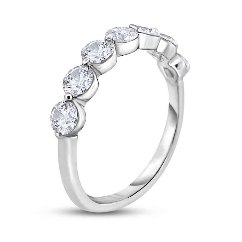 Main Image 2 of Now + Forever Diamond Anniversary Band 1/2 ct tw Round-Cut 14K White Gold