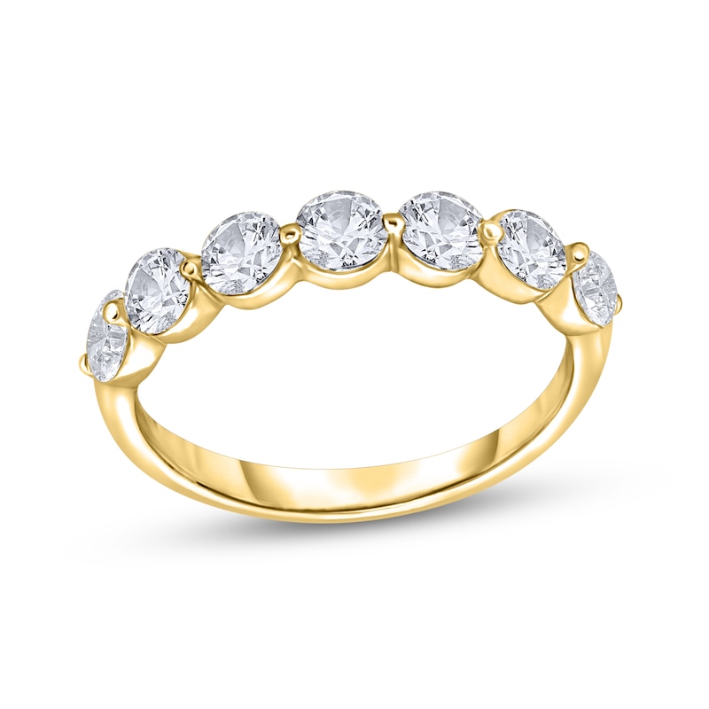 Main Image 1 of Now + Forever Diamond Anniversary Band 1/2 ct tw Round-Cut 14K Yellow Gold