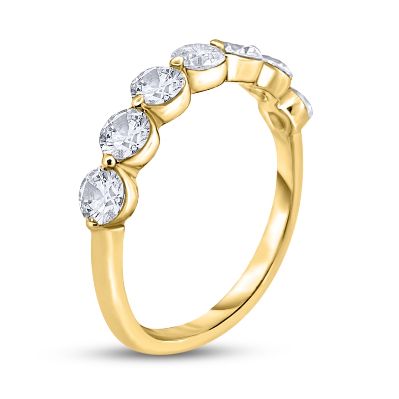 Main Image 2 of Now + Forever Diamond Anniversary Band 1/2 ct tw Round-Cut 14K Yellow Gold