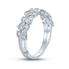 Thumbnail Image 1 of Monique Lhuillier Bliss Diamond Wedding Band 1-1/4 ct tw Pear & Round-cut 18K White Gold