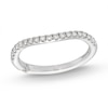 Thumbnail Image 1 of Monique Lhuillier Bliss Diamond Contour Wedding Band 1/4 ct tw Round-cut 18K White Gold
