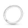 Thumbnail Image 2 of Monique Lhuillier Bliss Diamond Contour Wedding Band 1/4 ct tw Round-cut 18K White Gold