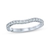 Thumbnail Image 0 of Monique Lhuillier Bliss Diamond Contour Wedding Band 1/3 ct tw Round-cut 18K White Gold