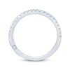 Thumbnail Image 2 of Monique Lhuillier Bliss Diamond Wedding Band 1/4 ct tw Round-cut 18K White Gold