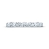 Thumbnail Image 3 of Monique Lhuillier Bliss Diamond Wedding Band 1/2 ct tw Marquise & Round-cut 18K White Gold