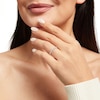 Thumbnail Image 4 of Monique Lhuillier Bliss Diamond Wedding Band 1/2 ct tw Marquise & Round-cut 18K White Gold